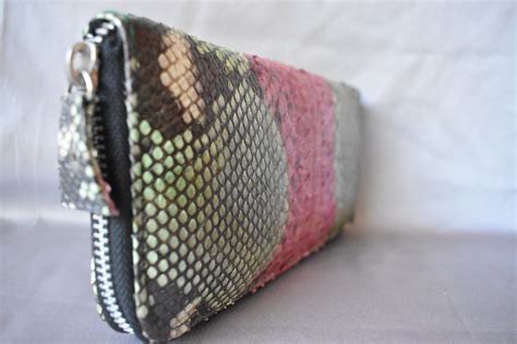 etsy snakeskin wallet.